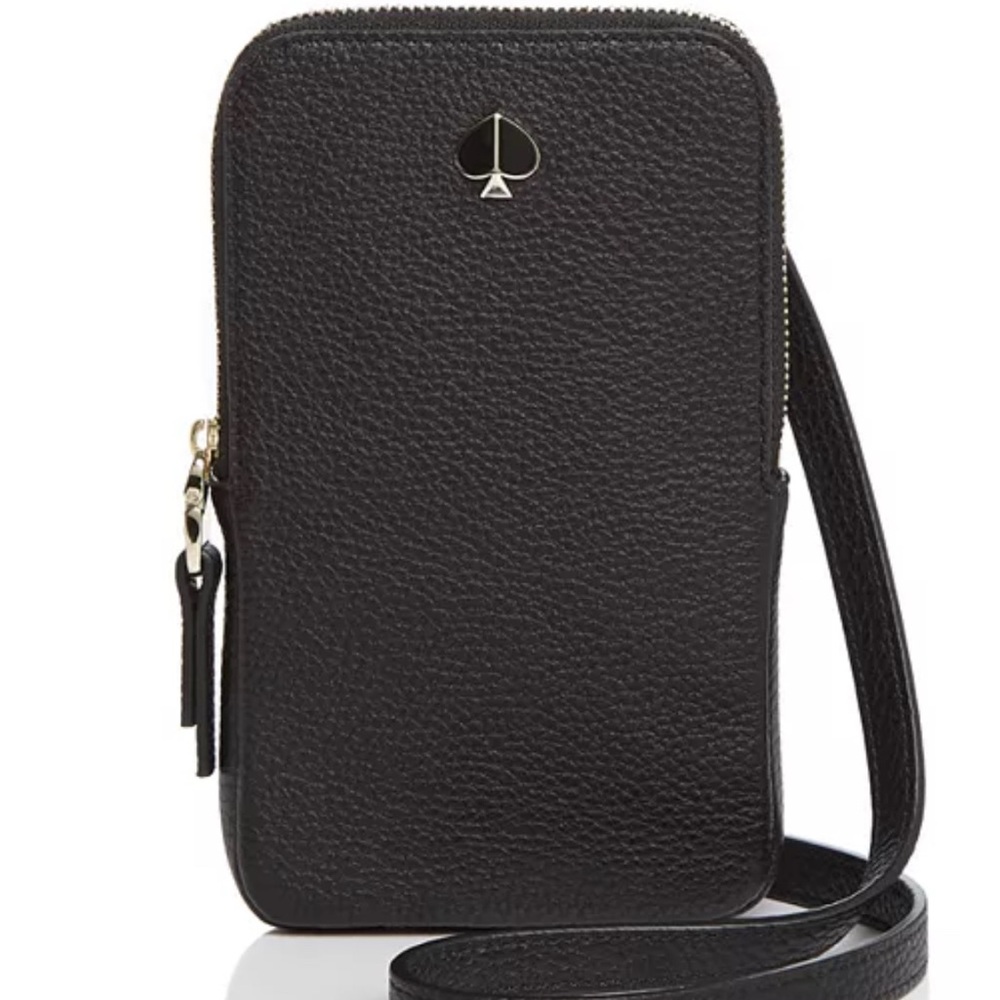 Kate Spade ♠️ Polly Black Crossbody Leather Bag